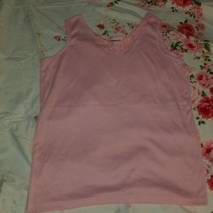 Pink tank top